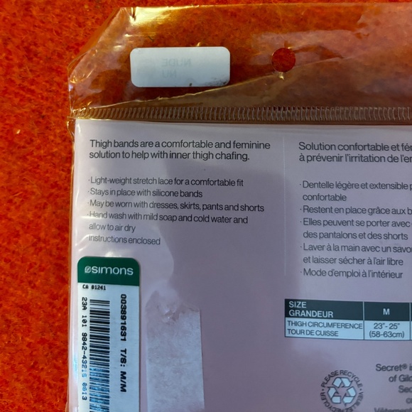 Secret nude anti-chafing tights lace band NWT - Picture 7 of 9